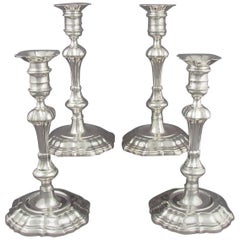Set of Four Sterling Silver Candlesticks by Tiffany & Co. 8