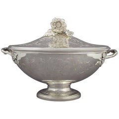 French Sterling Silver Soup Tureen