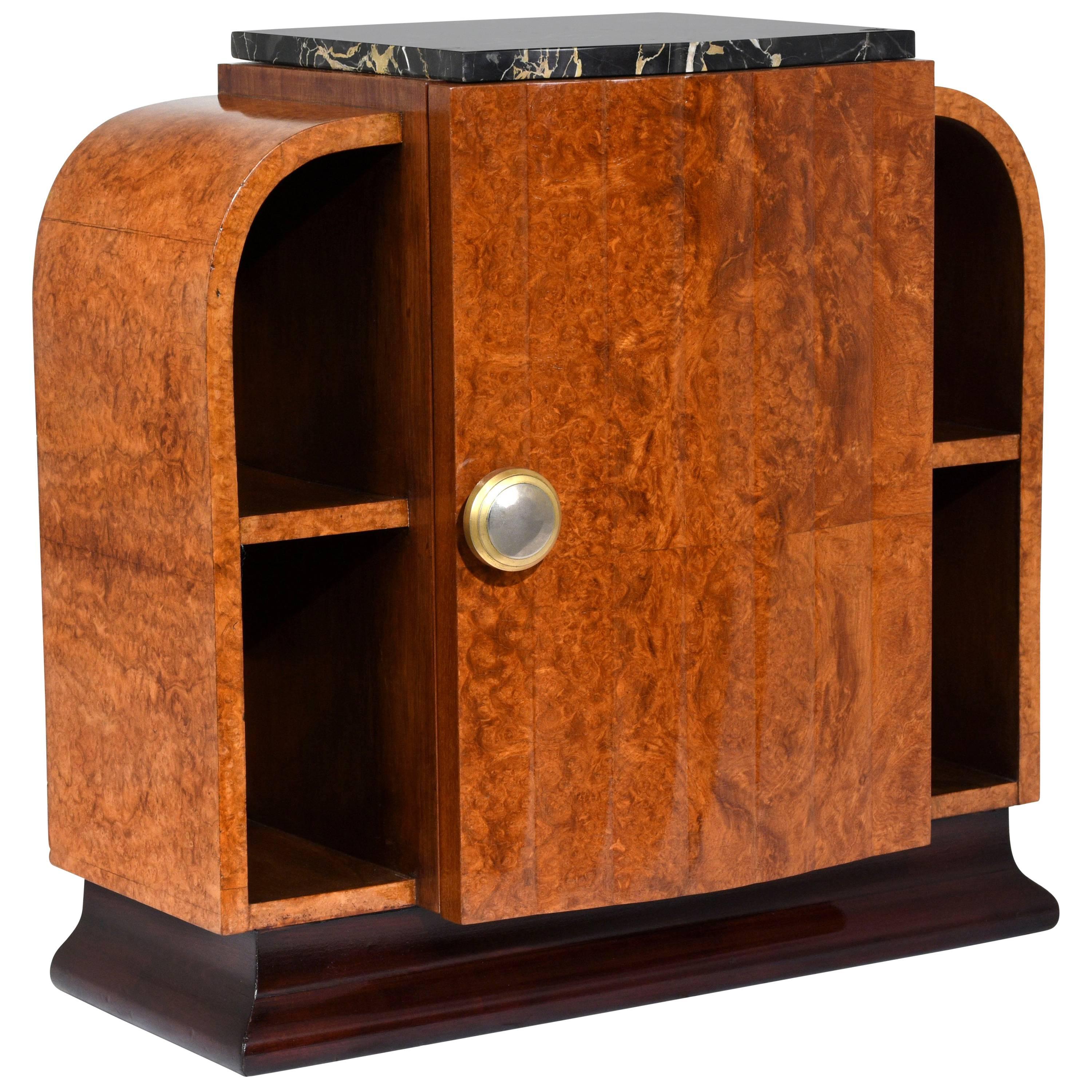 Unique French Art Deco Nightstand