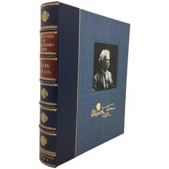 Adventures of Huckleberry Finn by Mark Twain in Rare Blue Boards, 1885