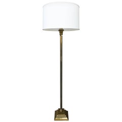 Spanish 1950s Brass Floor Lamp