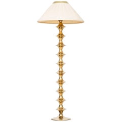Floor Lamp in Brass Produced by ELIT AB in Sweden