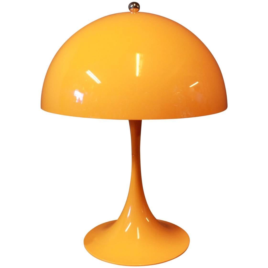 Orange Panthella Mini Table Lamp by Verner Panton and Louis Poulsen at  1stDibs | panthella lampe orange, panthella mini orange, panthella orange