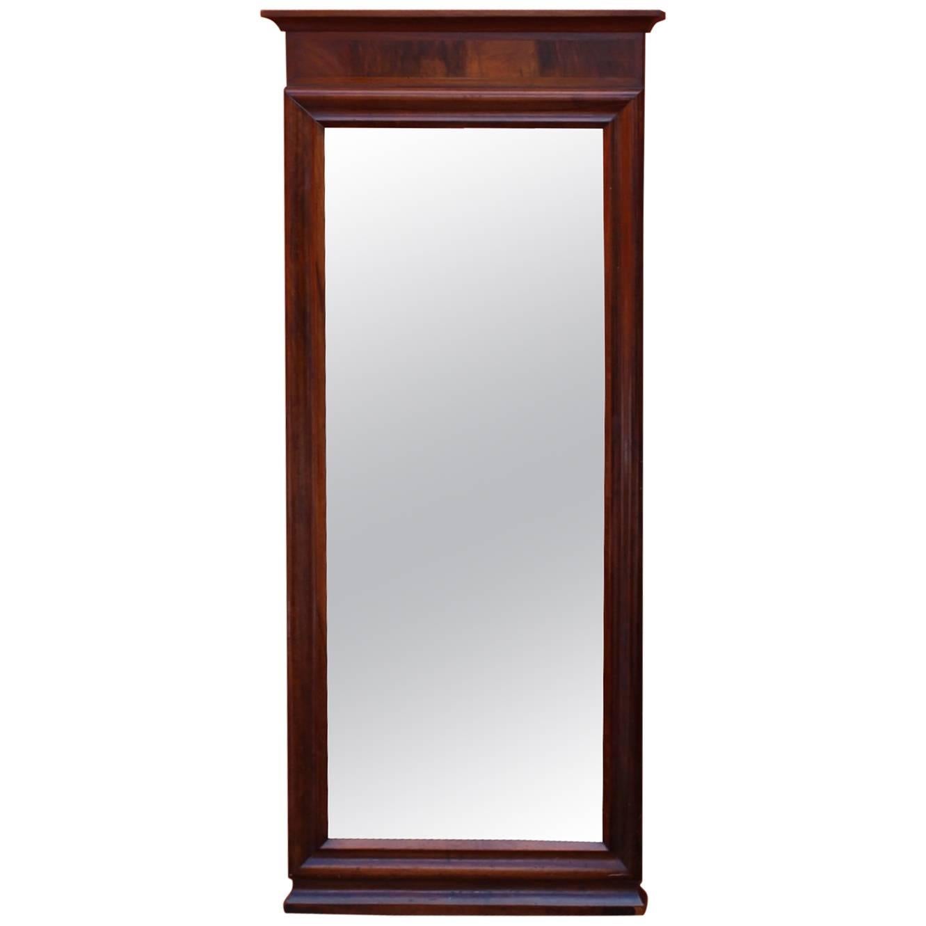 Christian the 8th Mirror in Mahogany from circa 1880s For Sale