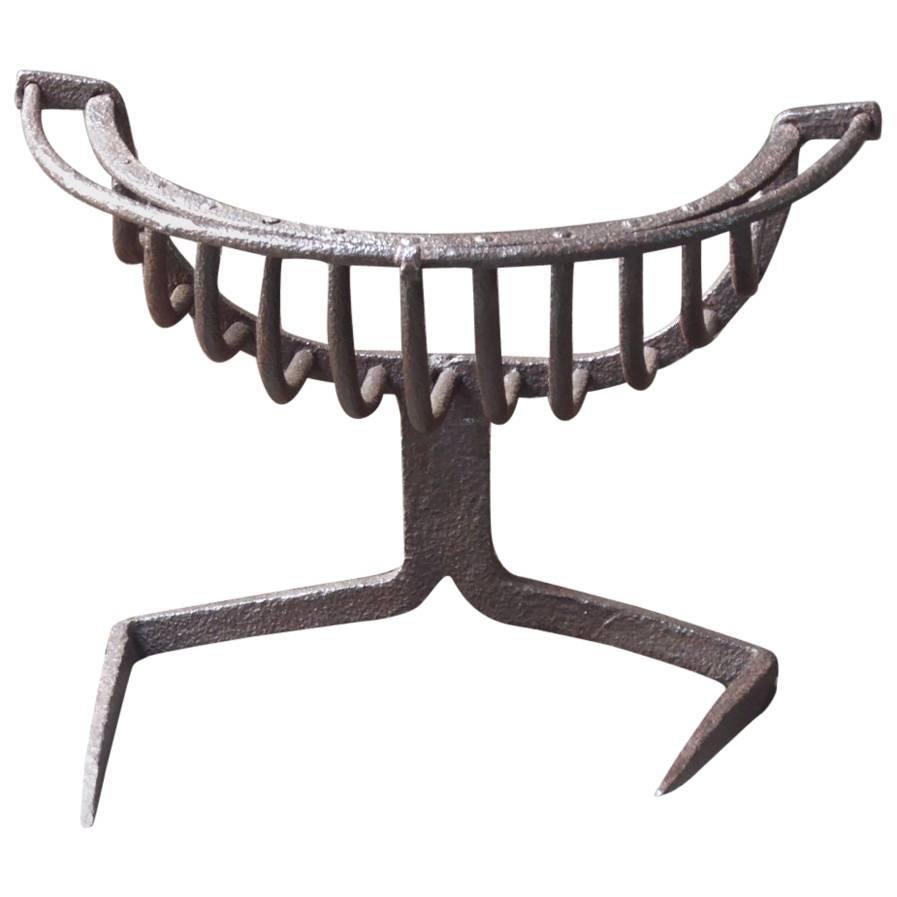 17th Century Dutch Fireplace Grate or Fireplace Basket