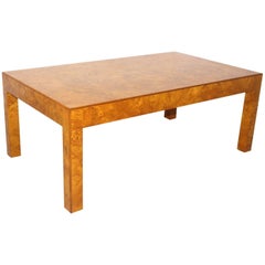 Modernist Ash Vintage Coffee Table in the Style of Milo Baughman circa 1970