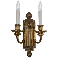 Brass Caldwell Sconces, circa 1910 3