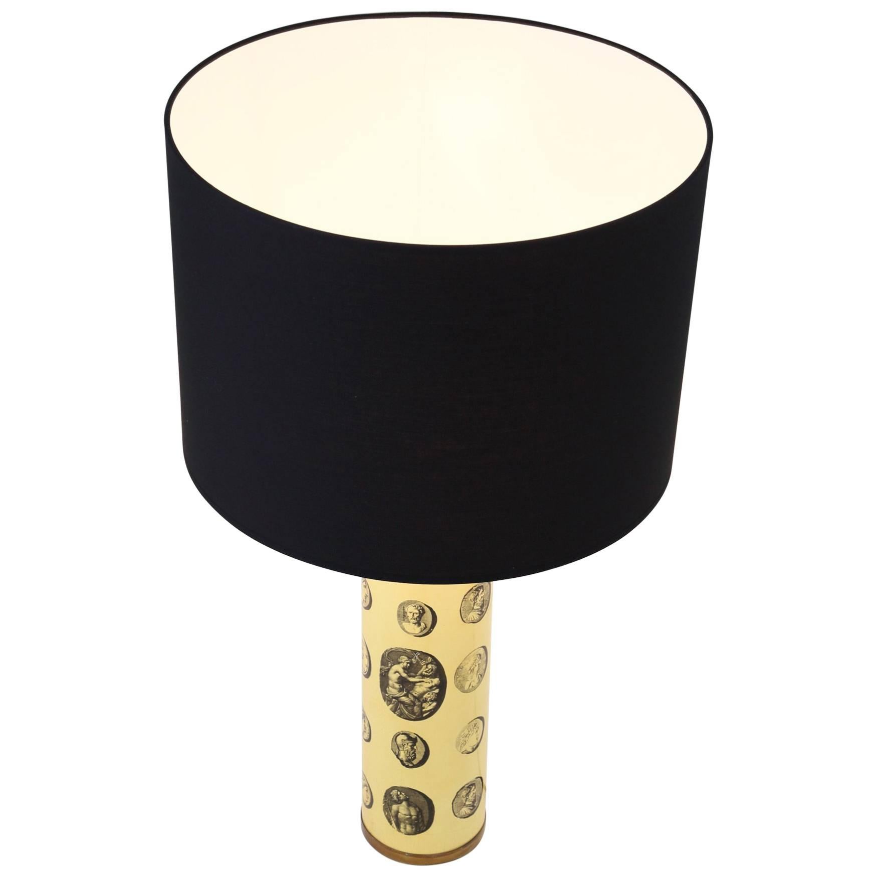 Italian ‘Cameo’ Table Lamp by Piero Fornasetti, circa 1950