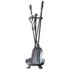 19th Century English Fireplace Tools or Toolset