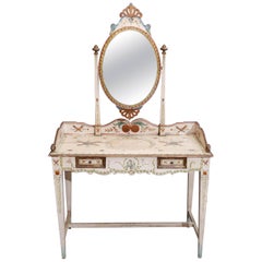 Antique 18th Century Painted Venetian Dressing Table