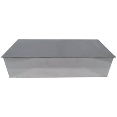 Tiffany Sterling Silver Modern Desk Box