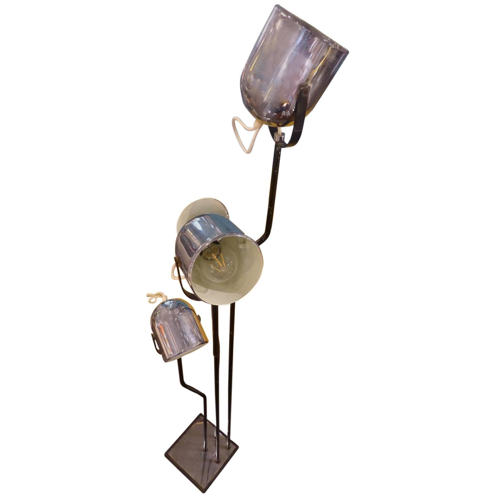 Beautiful Floor Lamp by Reggiani, Italy, circa 1960 For Sale