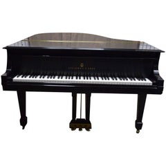 Used Steinway Model M  Satin Ebony Grand Piano