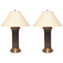 Large Pair of Chapman Table Lamps