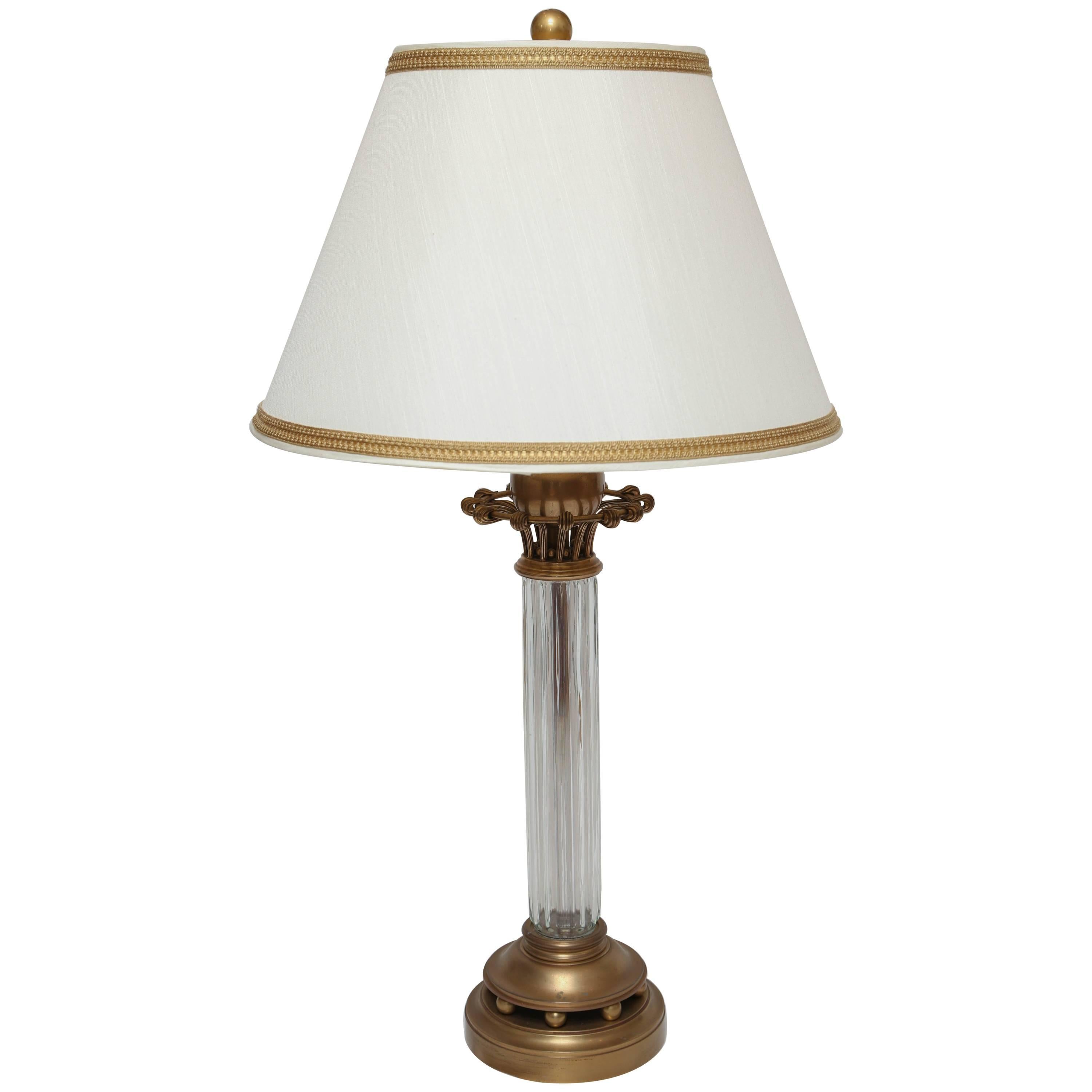 Lampe de bureau néoclassique vintage Chapman en vente
