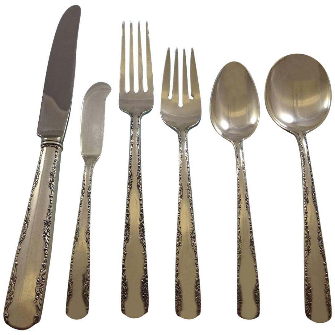 Camellia by Gorham Sterling Silver Flatware Set for Eight Service 52 Pieces