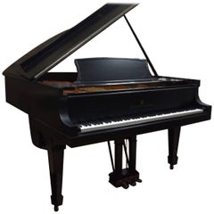 Steinway Model A Satin Ebony Grand Piano with Hamburg Action