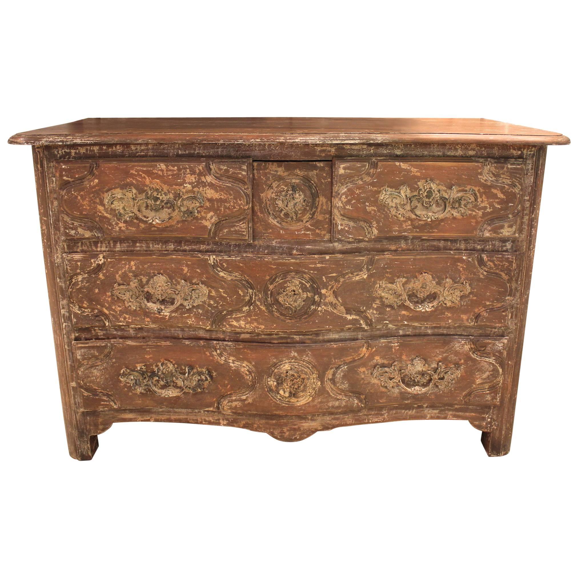 Antique French Regence Style Commode For Sale