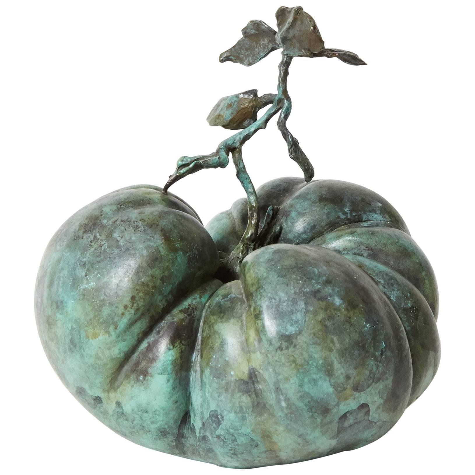 Bronze Tomato Sculpture For Sale