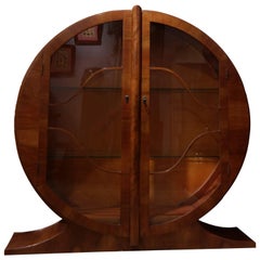 Antique Art Deco Display Cabinet, 1930