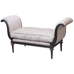 Nancy Moliere Neoclassical-Style Painted Bench 3