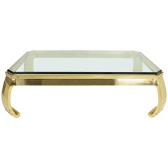 Karl Springer Brass Coffee Table 12