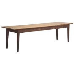 Antique Pine Farmhouse Dining Table, circa 1890