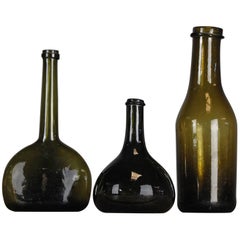 Antique Collection of Late 17th and 18th Century Bottles