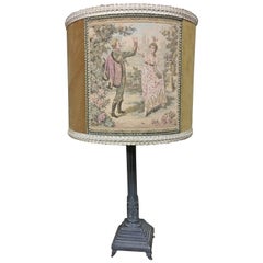 Italian Renaissance Beautiful Lamp Tapestry Scene