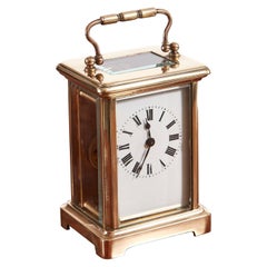 Vintage French Brass Carriage Clock