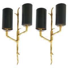 Pair of Agostini Style Sconces
