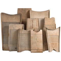 Collection of 19th Century Wooden Washboards