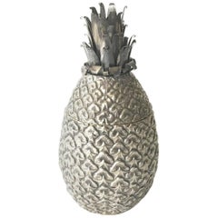 Italian 1970s Ice Bucket in the Shape of Pineapple