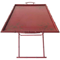 Italian 1950s Metal Tray or Table