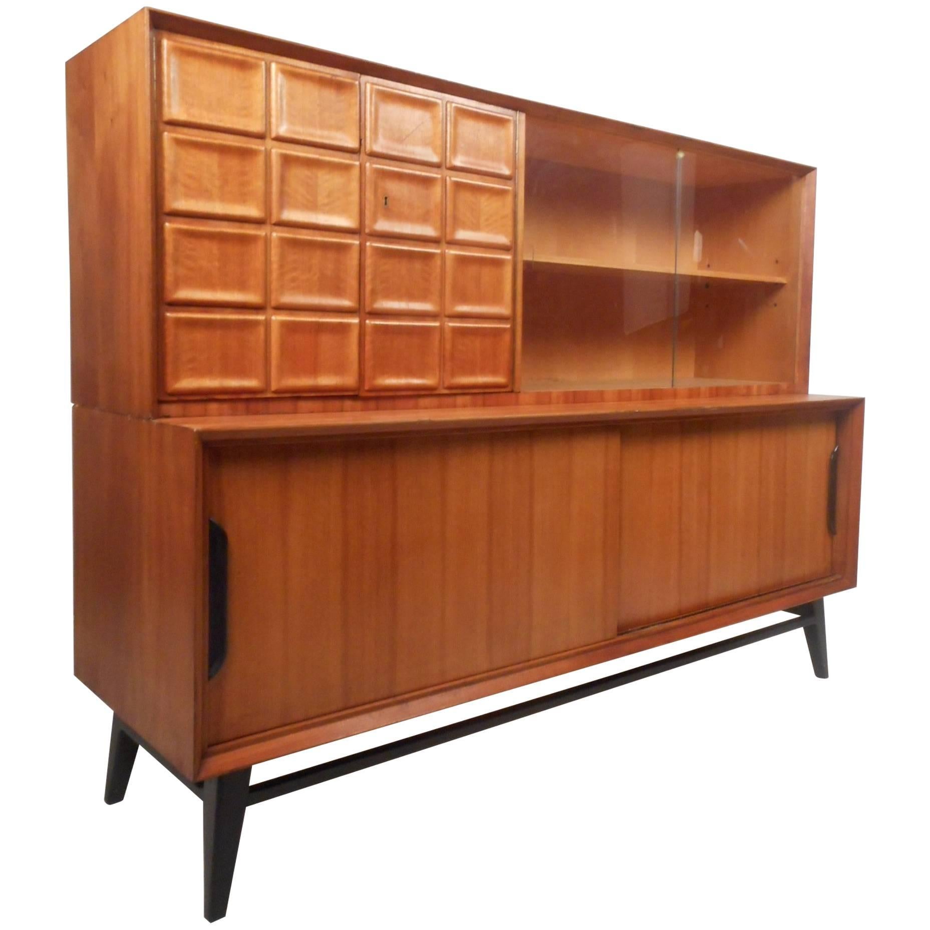 Mid Century Modern Teak Sideboard at 1stDibs