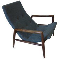 Adrian Pearsall Lounge Chair in the Manner of Danish Modern