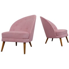 Pair of Arne Norell Lounge Chairs, 1950s