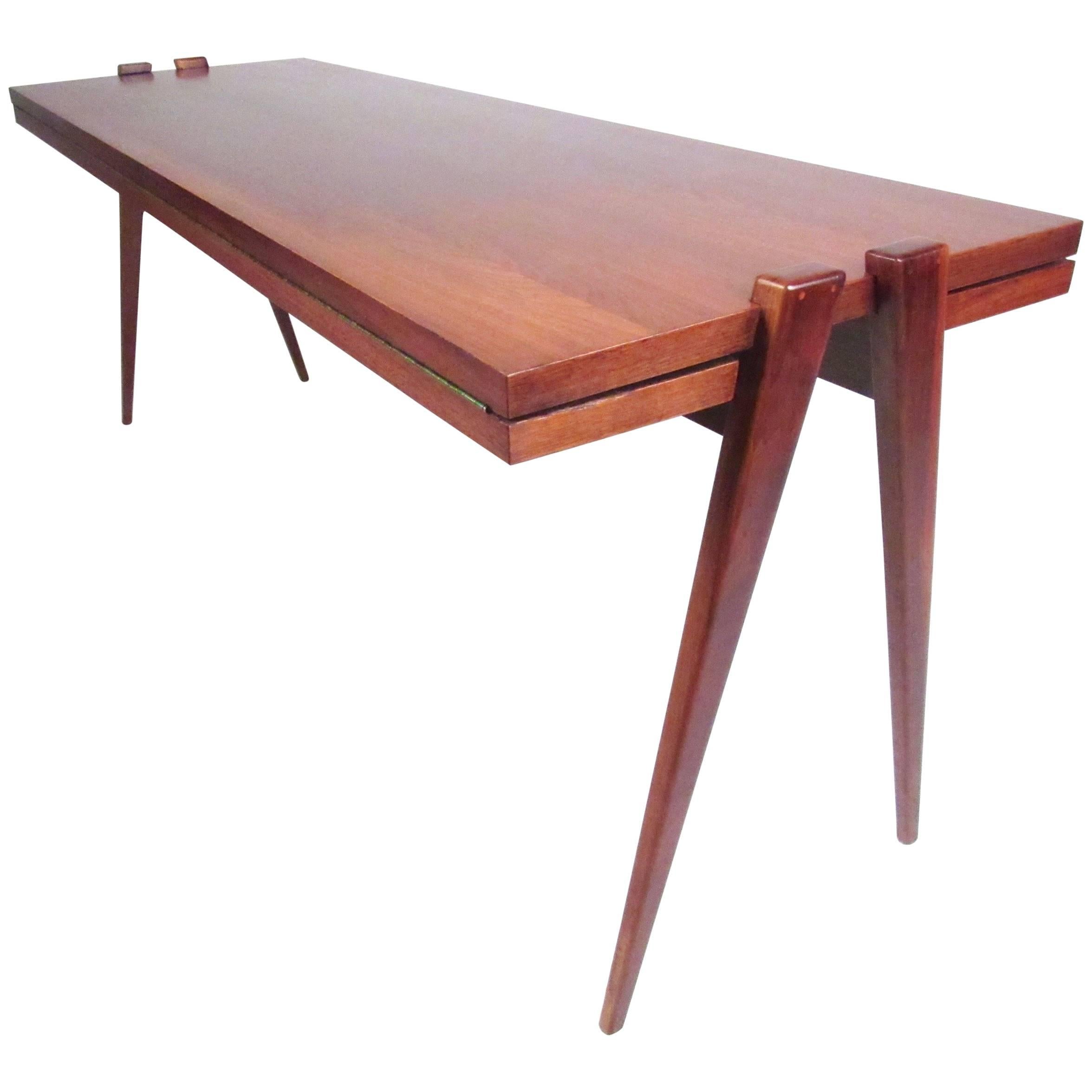 Mid-Century Expandable Dining Table by Phillip Enfield