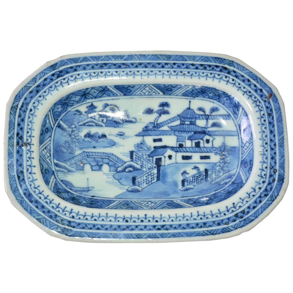 Antique Chinese Export Porcelain Platter