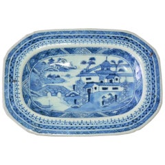 Antique Chinese Export Porcelain Platter