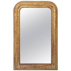 Large Louis Philippe Gilt Mirror (H 39 3/4 x W 25 1/4)