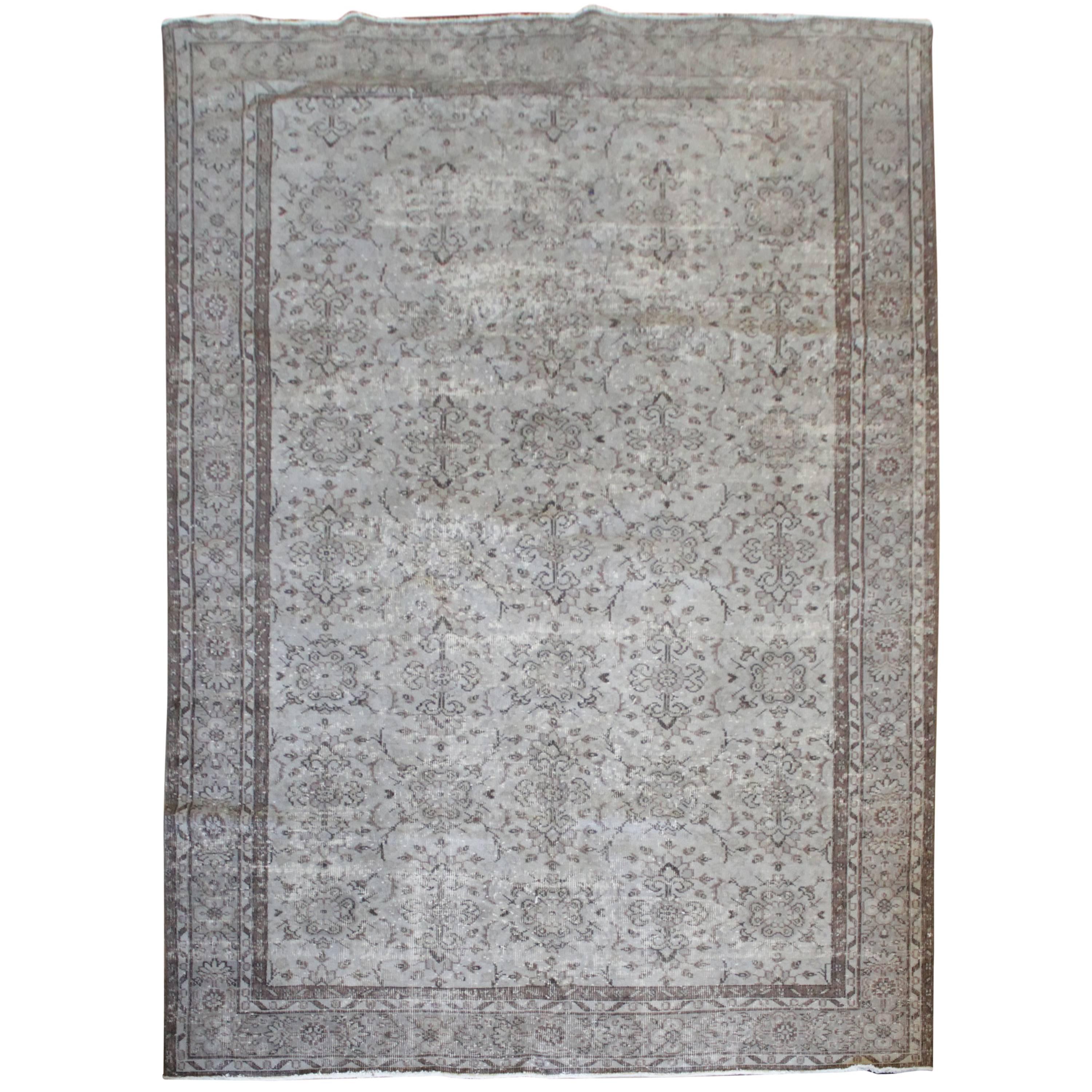 Alfombra Turca Vintage Anudada a Mano