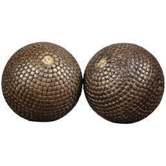 Used Late 19th Century Petanque Boules