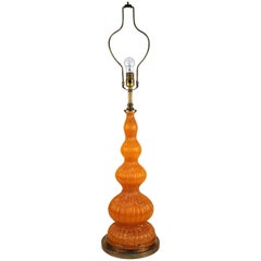 Mid-Century Barovier and Toso Murano Glass Table Lamp