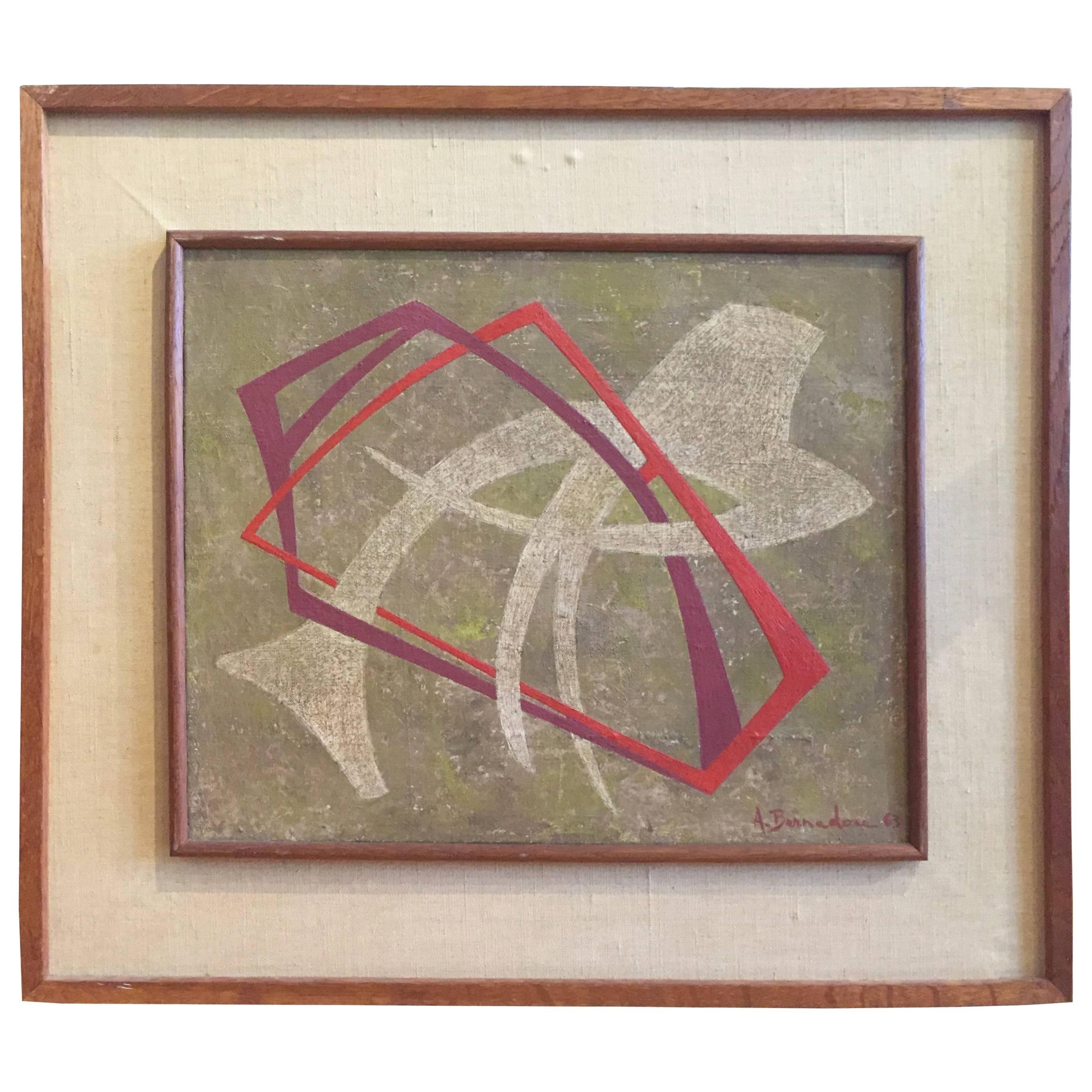 André Bernadou Untitled Abstract, 1963 For Sale