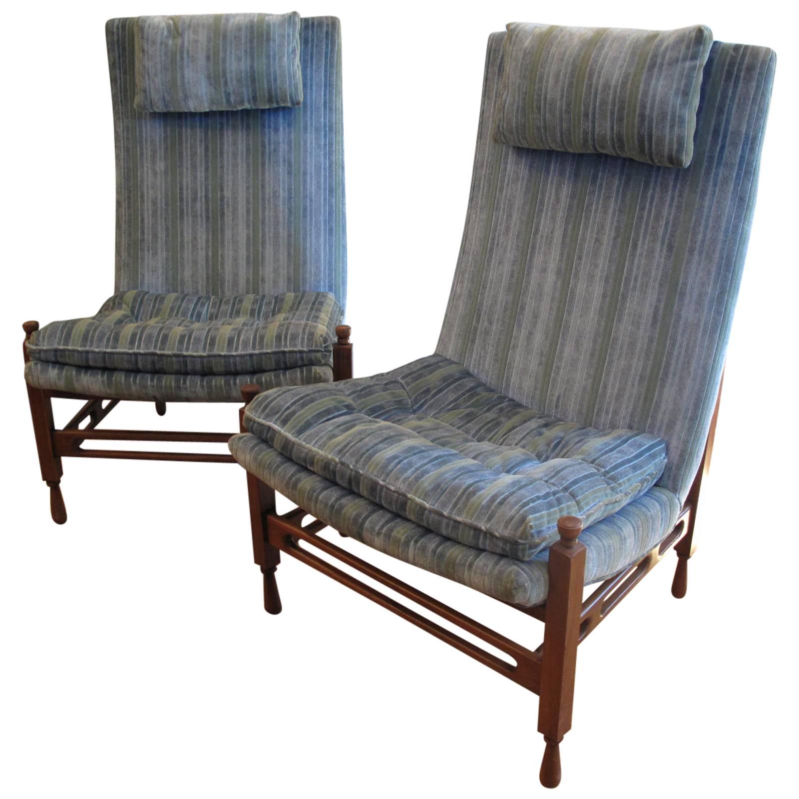 20th Century American High Back Chairs