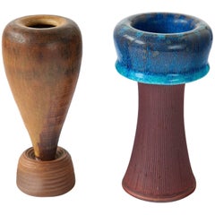 Pair of Farsta Vases by Wilhelm Kåge