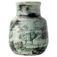Large Jacques Blin Ceramic Vase, 1950s, French 9