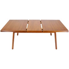 Robsjohn-Gibbings Mid-Century Modern Dining Walnut Table by Widdicomb