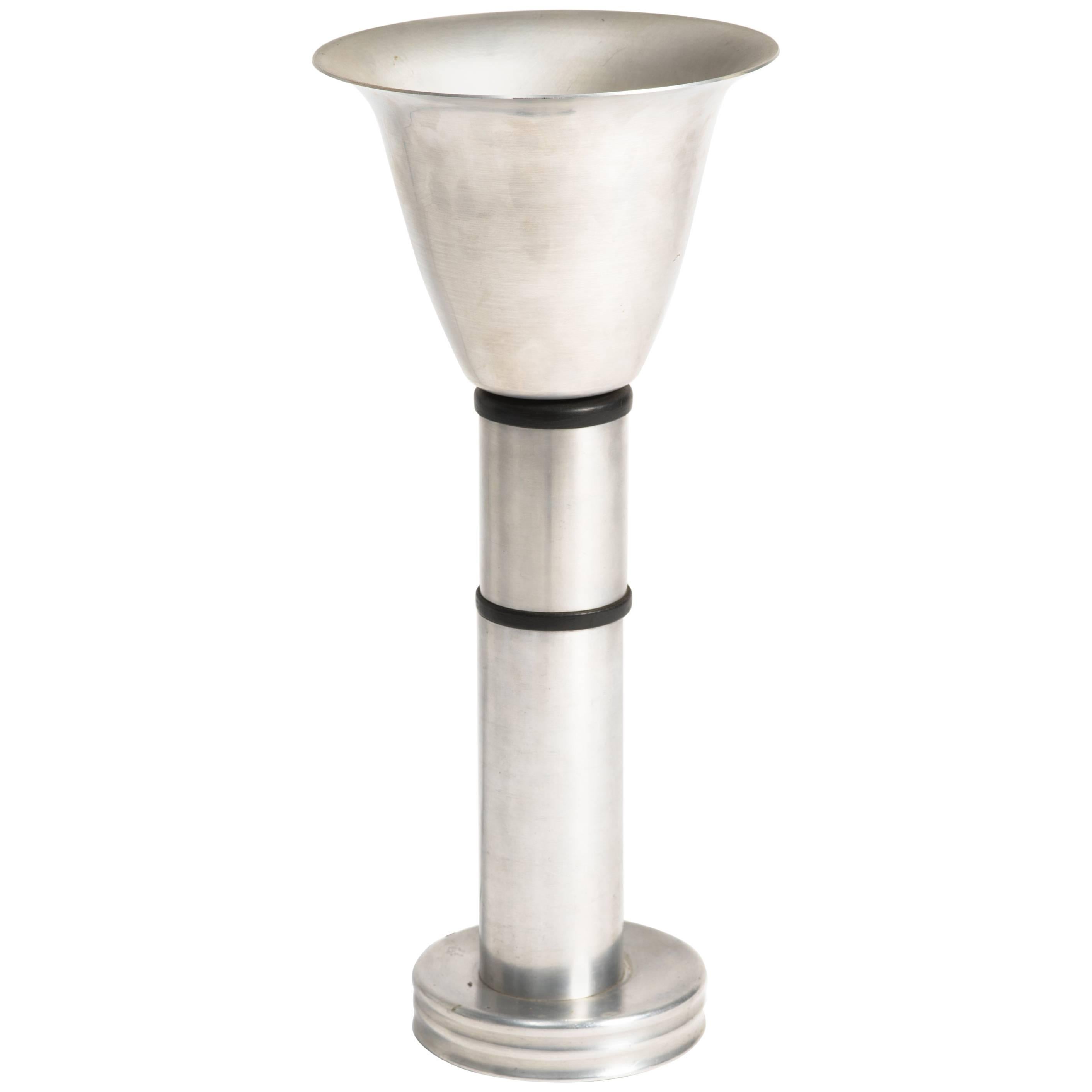 Russel Wright Style Aluminium Lamp